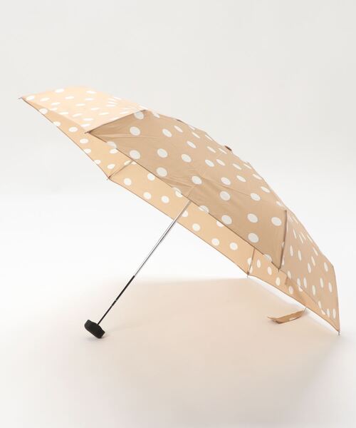 Dita（ディータ）の「【雨晴兼用傘】 ドット ミニ 折りたたみ傘（折りたたみ傘・レディース・ホワイト/ブラック/ベージュ・FREE）」の9枚目の写真
