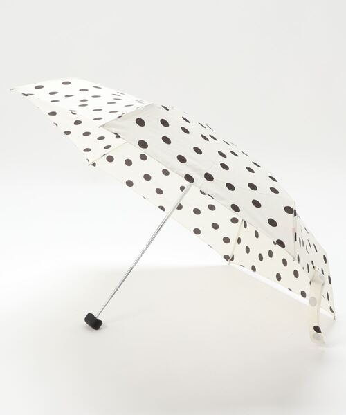 Dita（ディータ）の「【雨晴兼用傘】 ドット ミニ 折りたたみ傘（折りたたみ傘・レディース・ホワイト/ブラック/ベージュ・FREE）」の11枚目の写真