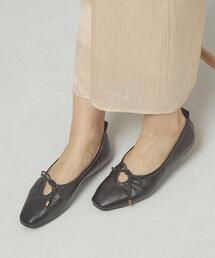 closet story | ＜closet story＞FL スクエアトゥ Uカットリボン フラットシューズ(その他シューズ)