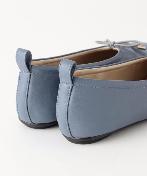 closet story（クローゼットストーリー）の「＜closet story＞FL スクエアトゥ Uカットリボン フラットシューズ（その他シューズ・レディース・ライトブルー/ブラック・23cm/23.5cm/24cm/24.5cm）」の8枚目の写真