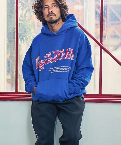 MARBLES（マーブルズ）の「mpa2572-16oz PARKA (Marblesandco ) パーカー（パーカー・メンズ・グリーン/ブルー/ブラック・M/XL/L/S）」の10枚目の写真