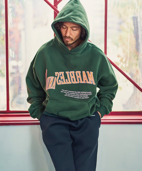 MARBLES（マーブルズ）の「mpa2572-16oz PARKA (Marblesandco ) パーカー（パーカー・メンズ・グリーン/ブルー/ブラック・M/XL/L/S）」の14枚目の写真