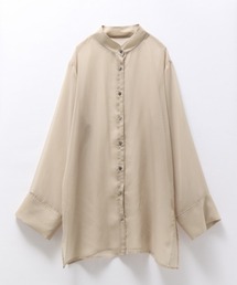 JEANASIS | スタンドカラーシアーシャツ/951259(シャツ/ブラウス)