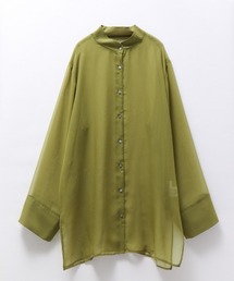 JEANASIS | スタンドカラーシアーシャツ/951259(シャツ/ブラウス)