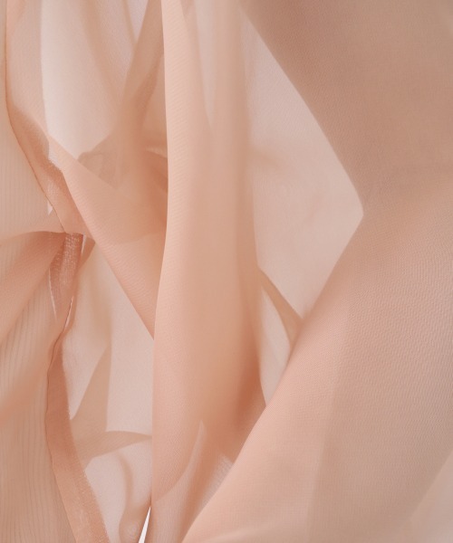 JEANASIS(ジーナシス)の「スタンドカラーシアーシャツ/951259(シャツ/ブラウス・レディース・ブラック/ベージュ/ピンク/イエロー系その他/カーキ・FREE)」の9枚目の写真