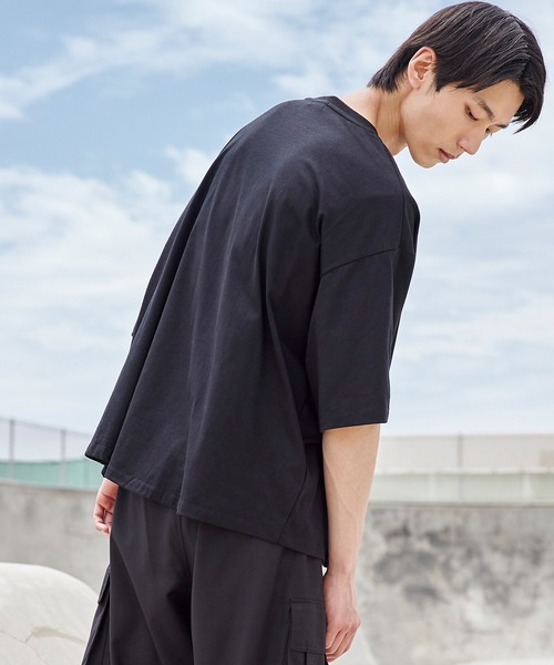 act'm（アクトム）の「【KAUAN OKAMOTO×act'mコラボ】アートグラフィックプリント　オーバーサイズＴシャツ（Tシャツ/カットソー・メンズ・ホワイト/ブラック・S/M/L）」の21枚目の写真