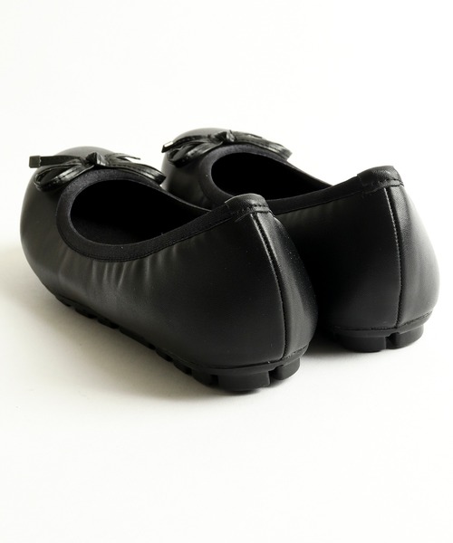 FUNALIVE（ファンアライブ）の「ポケッタブル防水バレーシューズ（バレエシューズ・レディース・ブラック/ベージュ・LL/L/S/M）」の6枚目の写真