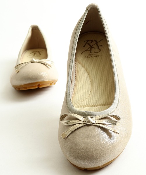 FUNALIVE（ファンアライブ）の「ポケッタブル防水バレーシューズ（バレエシューズ・レディース・ブラック/ベージュ・LL/L/S/M）」の10枚目の写真