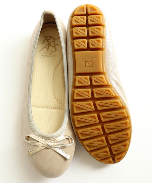 FUNALIVE（ファンアライブ）の「ポケッタブル防水バレーシューズ（バレエシューズ・レディース・ブラック/ベージュ・LL/L/S/M）」の11枚目の写真