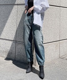 DIESEL | DIESEL FW21 デニム レディース ジョグジーンズ ボーイフレンド ブルーデニム(デニムパンツ)
