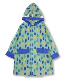 BOYレインドロップ柄レインコート