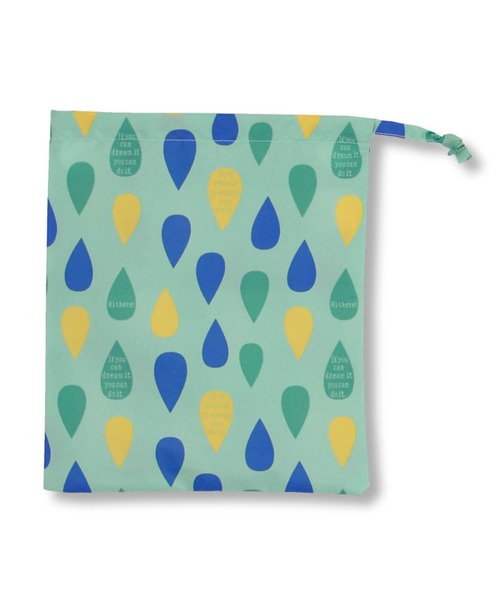 BRANSHES（ブランシェス）の「BOYレインドロップ柄レインコート（レインコート/ポンチョ・キッズ・グリーン・90cm/110cm/100cm/120cm/130cm）」の3枚目の写真