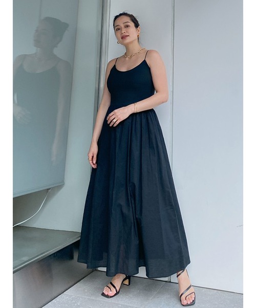 Vicente(ヴィセンテ)の「Carolin maxi onepiece(ワンピース・レディース・ブラウン/ネイビー/ブラック・FREE)」の8枚目の写真