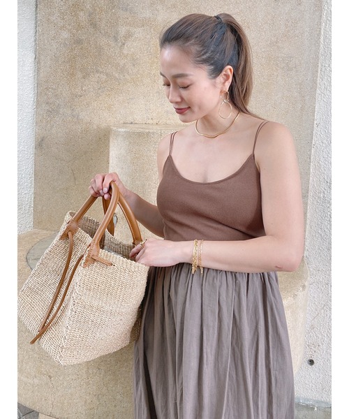 Vicente(ヴィセンテ)の「Carolin maxi onepiece(ワンピース・レディース・ブラウン/ネイビー/ブラック・FREE)」の14枚目の写真