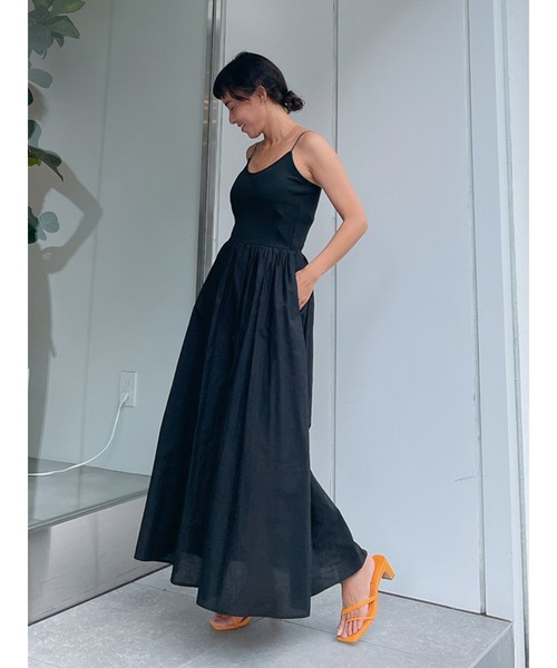 Vicente(ヴィセンテ)の「Carolin maxi onepiece(ワンピース・レディース・ブラウン/ネイビー/ブラック・FREE)」の17枚目の写真