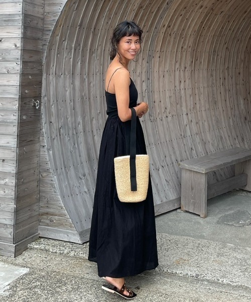 Vicente(ヴィセンテ)の「Carolin maxi onepiece(ワンピース・レディース・ブラウン/ネイビー/ブラック・FREE)」の18枚目の写真
