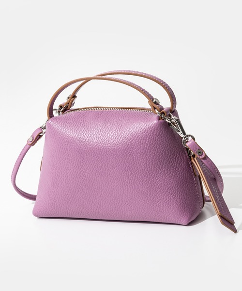 GIANNI CHIARINI（ジャンニ キアリーニ）の「GIANNI CHIARINI ALIFA S ジャンニ キアリーニ アリファ S 2way ショルダー付き ハンドバッグ（ハンドバッグ・レディース・ブルー/グリーン/クリーム/グレー系その他/ネイビー/オレンジ/ダークブルー/ブラック/ライトベージュ/ピンク/キャメル/オフホワイト/グレイッシュベージュ/ブラウン系3/ピンク系1/ブラウン系1/カーキ/ブルー系/ベージュ系2/ブラウン/ブラウン系5/レッド系/ピンク系/オレンジ系/パープル/グリーン系/パープル系その他・FREE）」の21枚目の写真