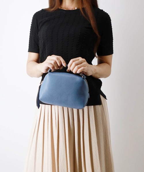 GIANNI CHIARINI（ジャンニ キアリーニ）の「GIANNI CHIARINI ALIFA S ジャンニ キアリーニ アリファ S 2way ショルダー付き ハンドバッグ（ハンドバッグ・レディース・ブルー/グリーン/クリーム/グレー系その他/ネイビー/オレンジ/ダークブルー/ブラック/ライトベージュ/ピンク/キャメル/オフホワイト/グレイッシュベージュ/ブラウン系3/ピンク系1/ブラウン系1/カーキ/ブルー系/ベージュ系2/ブラウン/ブラウン系5/レッド系/ピンク系/オレンジ系/パープル/グリーン系/パープル系その他・FREE）」の17枚目の写真