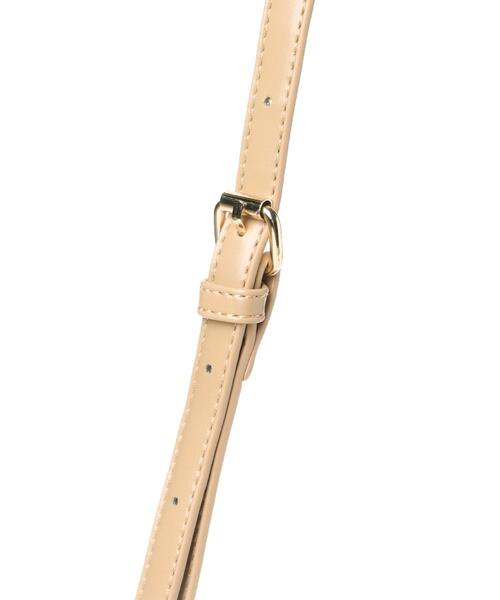 INGNI（イング）の「配色ビットフラップショルダーバッグ（トートバッグ・レディース・アイボリー系3/ブラック系その他2/ブラウン系3・ONE SIZE）」の9枚目の写真