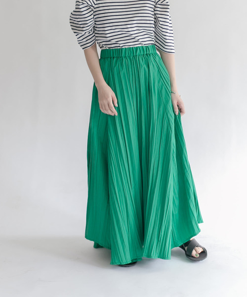 KBF（ケイビーエフ）の「ボリュームワッシャー加工スカート（スカート・レディース・グリーン/ブラウン/ホワイト系その他・ONE）」の7枚目の写真