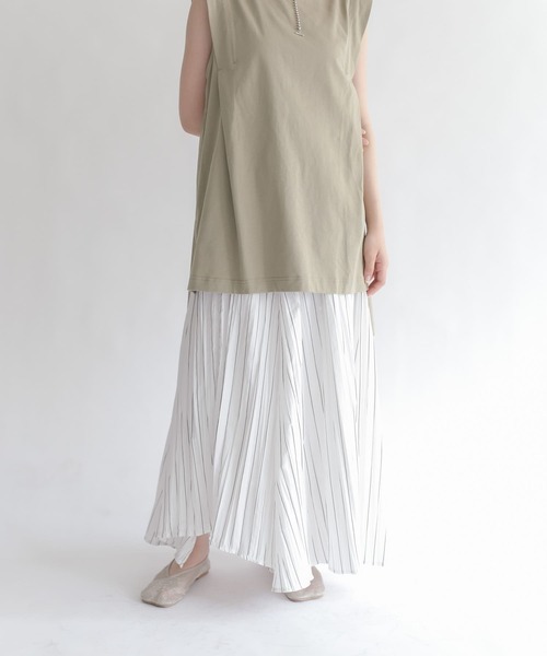 KBF（ケイビーエフ）の「ボリュームワッシャー加工スカート（スカート・レディース・グリーン/ブラウン/ホワイト系その他・ONE）」の11枚目の写真