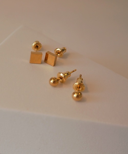 Diliraba（ディリラバ）の「【Diliraba】サージカルステンレス ミニモチーフ フープピアスセット（ピアス（両耳用）・レディース・ゴールド/シルバー・FREE）」の5枚目の写真