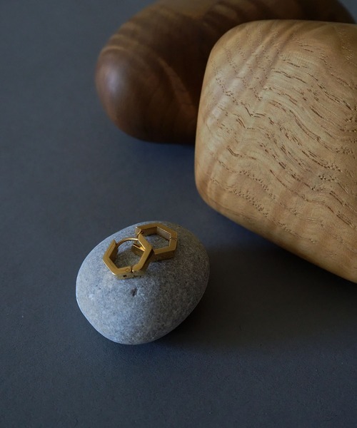 Diliraba（ディリラバ）の「【Diliraba】サージカルステンレス ミニモチーフ フープピアスセット（ピアス（両耳用）・レディース・ゴールド/シルバー・FREE）」の12枚目の写真