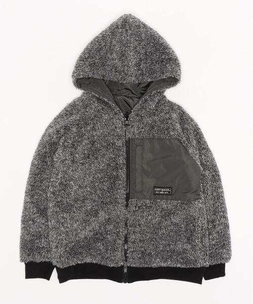KRIFF MAYER Kid's Collection(クリフメイヤーキッズコレクション)の「ひっくりパーカー(その他アウター・キッズ・ネイビー/ブラック/ダークグレー・140/150/170/160/130/120)」の6枚目の写真