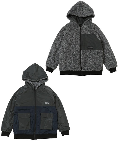 KRIFF MAYER Kid's Collection(クリフメイヤーキッズコレクション)の「ひっくりパーカー(その他アウター・キッズ・ネイビー/ブラック/ダークグレー・140/150/170/160/130/120)」の1枚目の写真