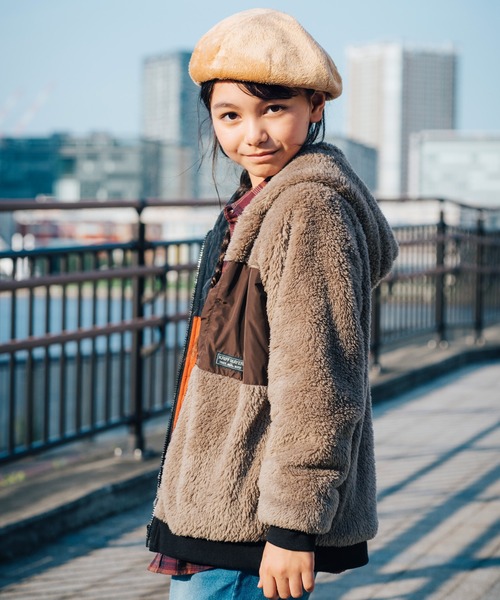 KRIFF MAYER Kid's Collection(クリフメイヤーキッズコレクション)の「ひっくりパーカー(その他アウター・キッズ・ネイビー/ブラック/ダークグレー・140/150/170/160/130/120)」の8枚目の写真