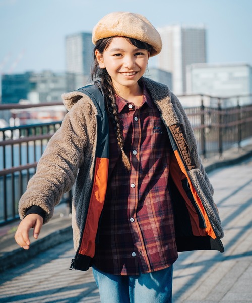 KRIFF MAYER Kid's Collection(クリフメイヤーキッズコレクション)の「ひっくりパーカー(その他アウター・キッズ・ネイビー/ブラック/ダークグレー・140/150/170/160/130/120)」の9枚目の写真