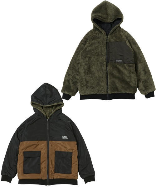 KRIFF MAYER Kid's Collection(クリフメイヤーキッズコレクション)の「ひっくりパーカー(その他アウター・キッズ・ネイビー/ブラック/ダークグレー・140/150/170/160/130/120)」の18枚目の写真