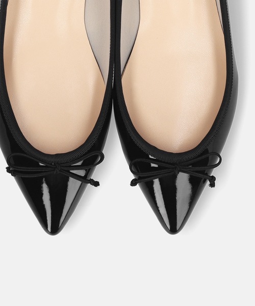 MAMIAN（マミアン）の「ポインテッドトゥ バレエシューズ（バレエシューズ・レディース・ブラック/ネイビー/レッド/キャメル/シルバー/ベージュ系その他/ブラウン系その他/ブラック系その他/ホワイト系その他/ブラック系その他3/ナチュラル/ブラック系その他2/ブラック系その他4/グレイッシュベージュ/パイソン・22.5cm/23.5cm/23.0cm/24.0cm/25.0cm/21.5cm/22.0cm/24.5cm/25.5cm/26.0cm）」の20枚目の写真