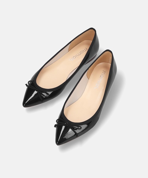 MAMIAN（マミアン）の「ポインテッドトゥ バレエシューズ（バレエシューズ・レディース・ブラック/ネイビー/レッド/キャメル/シルバー/ベージュ系その他/ブラウン系その他/ブラック系その他/ホワイト系その他/ブラック系その他3/ナチュラル/ブラック系その他2/ブラック系その他4/グレイッシュベージュ/パイソン・22.5cm/23.5cm/23.0cm/24.0cm/25.0cm/21.5cm/22.0cm/24.5cm/25.5cm/26.0cm）」の22枚目の写真