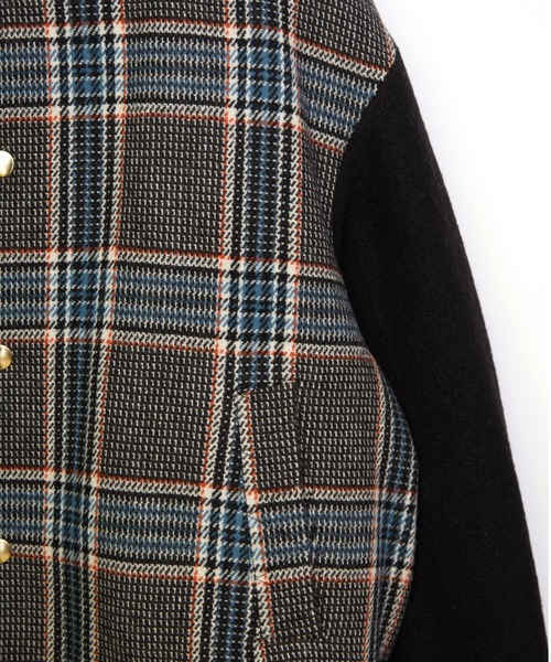 TAUPE（トープ）の「TAUPE/トープ/Vintage Check Stadium Jacket
