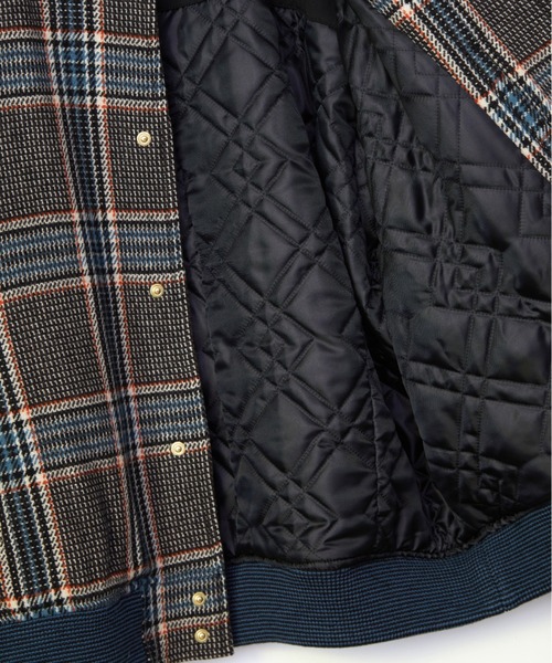 TAUPE（トープ）の「TAUPE/トープ/Vintage Check Stadium Jacket