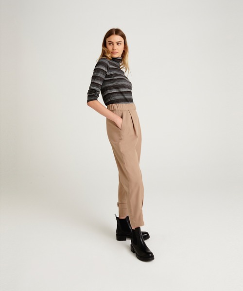 SISLEY(シスレー)の「ボーダータートルネック長袖カットソー(Tシャツ/カットソー・レディース・マルチ/ダークグレー/グレー・MEDIUM/SMALL/X-SMALL)」の19枚目の写真