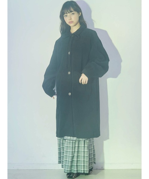 merry jenny（メリージェニー）の「コールリボンステンカラーコート（ステンカラーコート・レディース・ブラック/ベージュ/カーキ・FREE）」の9枚目の写真