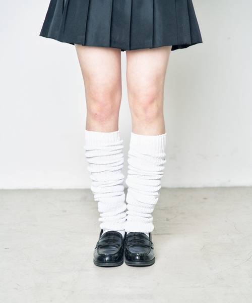 WEGO(ウィゴー)の「WEGO/ルーズソックス80cm(ソックス/靴下・レディース・ホワイト・23-25cm)」の2枚目の写真