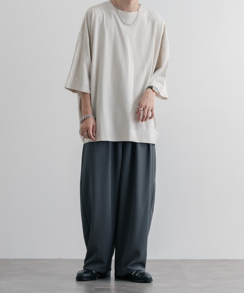 epnok（エプノック）の「ストレッチバギーパンツ（スラックス・メンズ・ナチュラル/カーキ/グレイッシュブルー・SMALL/MEDIUM/LARGE）」の13枚目の写真