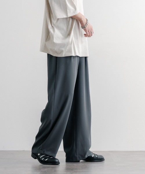 epnok（エプノック）の「ストレッチバギーパンツ（スラックス・メンズ・ナチュラル/カーキ/グレイッシュブルー・SMALL/MEDIUM/LARGE）」の18枚目の写真