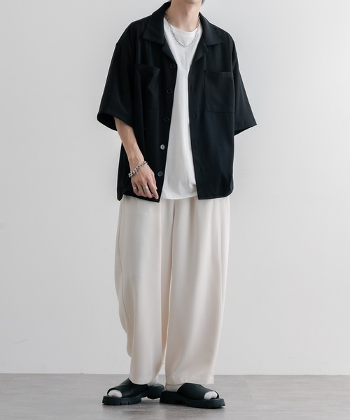 epnok（エプノック）の「ストレッチバギーパンツ（スラックス・メンズ・ナチュラル/カーキ/グレイッシュブルー・SMALL/MEDIUM/LARGE）」の5枚目の写真