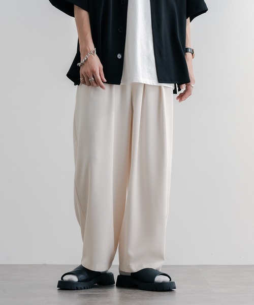 epnok（エプノック）の「ストレッチバギーパンツ（スラックス・メンズ・ナチュラル/カーキ/グレイッシュブルー・SMALL/MEDIUM/LARGE）」の20枚目の写真