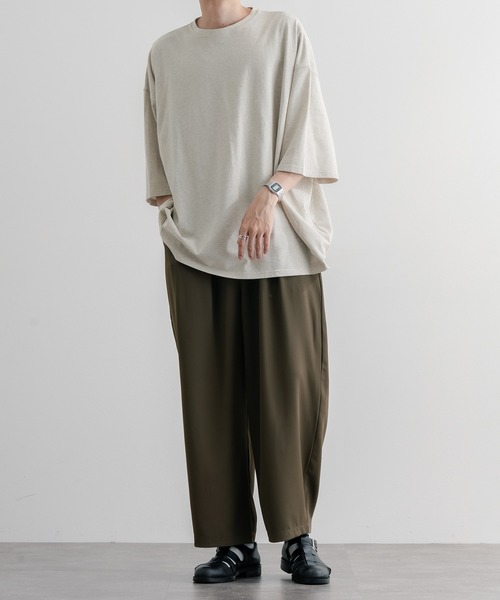 epnok（エプノック）の「ストレッチバギーパンツ（スラックス・メンズ・ナチュラル/カーキ/グレイッシュブルー・SMALL/MEDIUM/LARGE）」の11枚目の写真