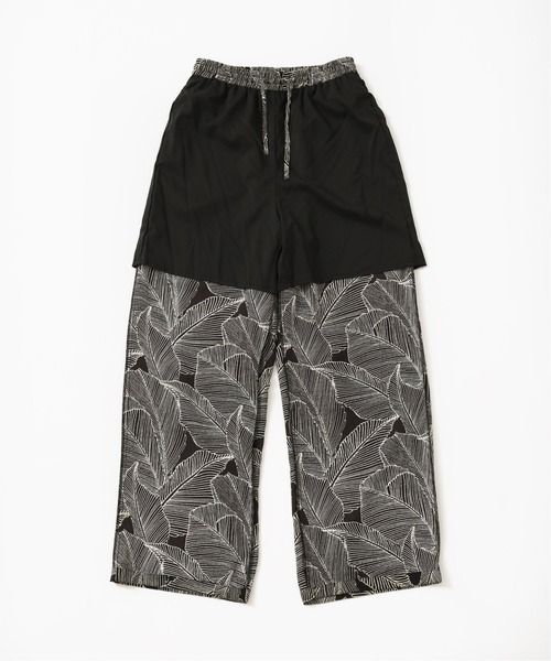 JOURNAL STANDARD relume（ジャーナルスタンダード　レリューム）の「ラインリーフプリントイージーパンツ◆（その他パンツ・レディース・ブラック/ブラウン・38/36）」の18枚目の写真