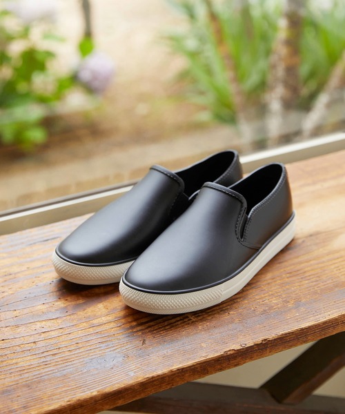 menue(メヌエ)の「レインスリッポン(レインシューズ・レディース・ホワイト/ブラック/グレイッシュベージュ・LL/S/M/L)」の2枚目の写真