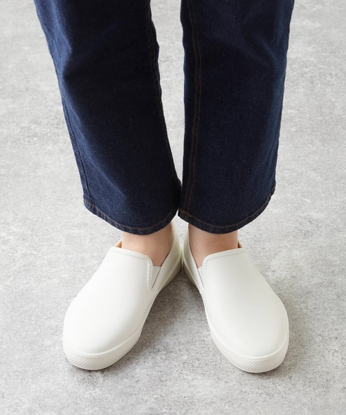 menue(メヌエ)の「レインスリッポン(レインシューズ・レディース・ホワイト/ブラック/グレイッシュベージュ・LL/S/M/L)」の19枚目の写真