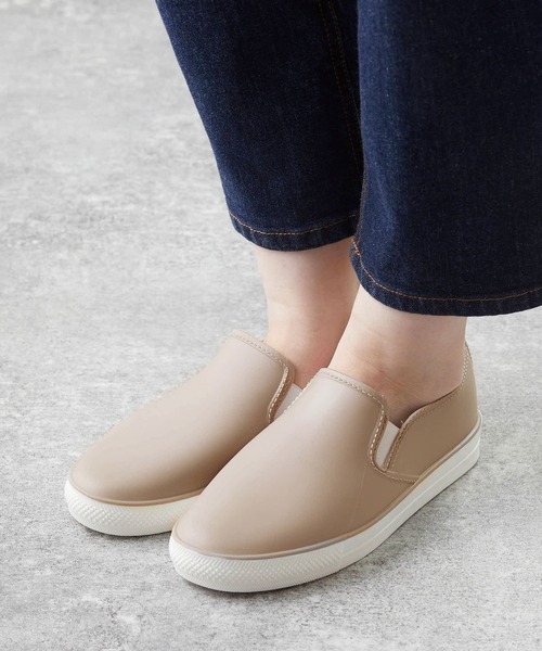 menue(メヌエ)の「レインスリッポン(レインシューズ・レディース・ホワイト/ブラック/グレイッシュベージュ・LL/S/M/L)」の9枚目の写真