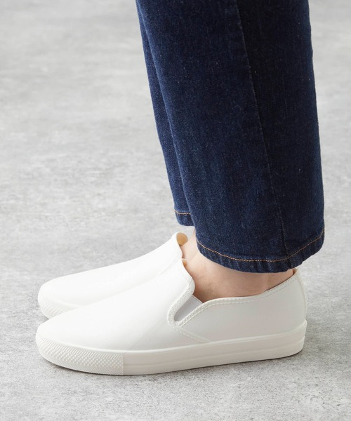 menue(メヌエ)の「レインスリッポン(レインシューズ・レディース・ホワイト/ブラック/グレイッシュベージュ・LL/S/M/L)」の21枚目の写真