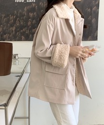 ボアドッキングブルゾン